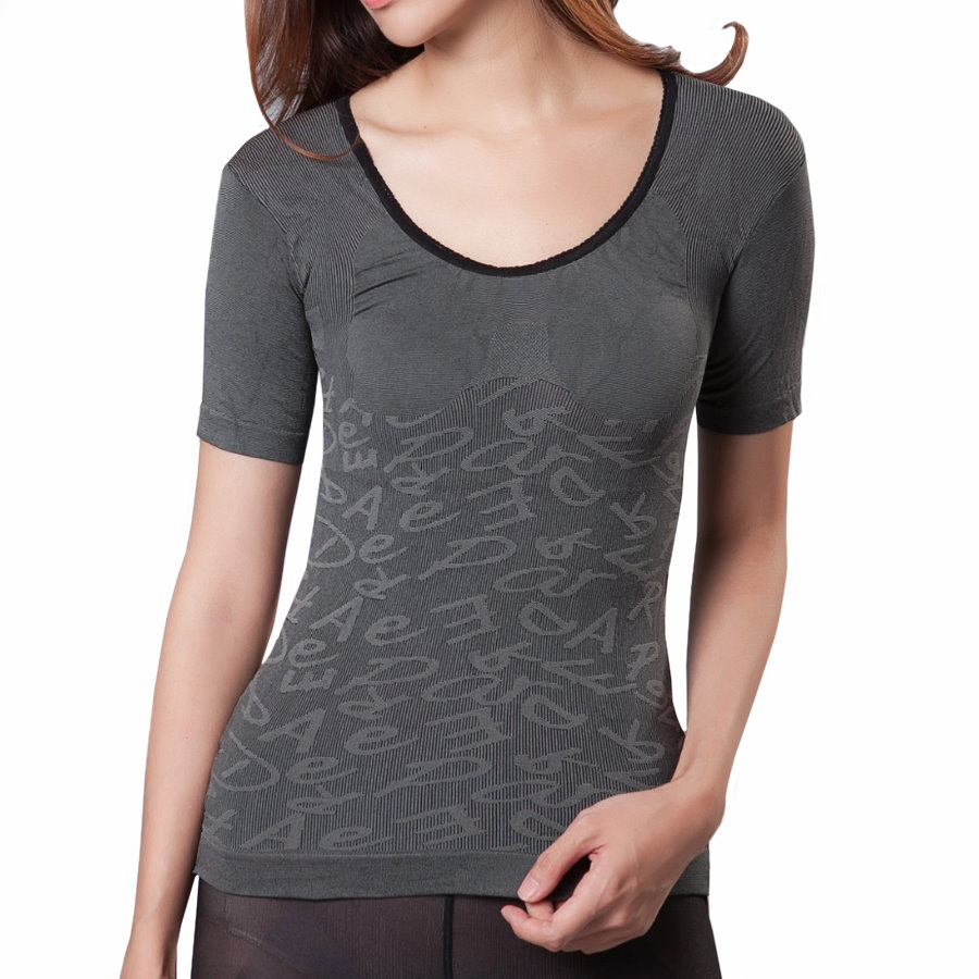 Bamboo Charcoal Thermal Shirt ( one fourth Sleeve)